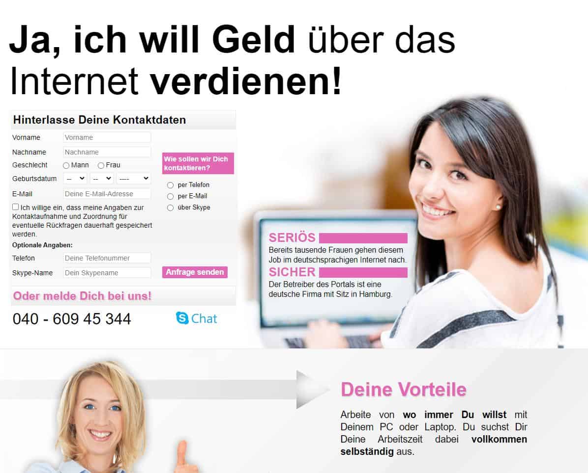 Geld durch chatten im Internet verdienen